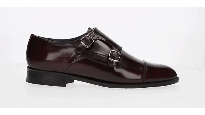 Copy Of Burgundy Double Buckle Shoe
