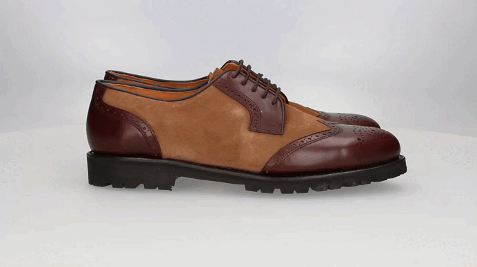 Blucher Piel y Ante Camel Valverde del Camino