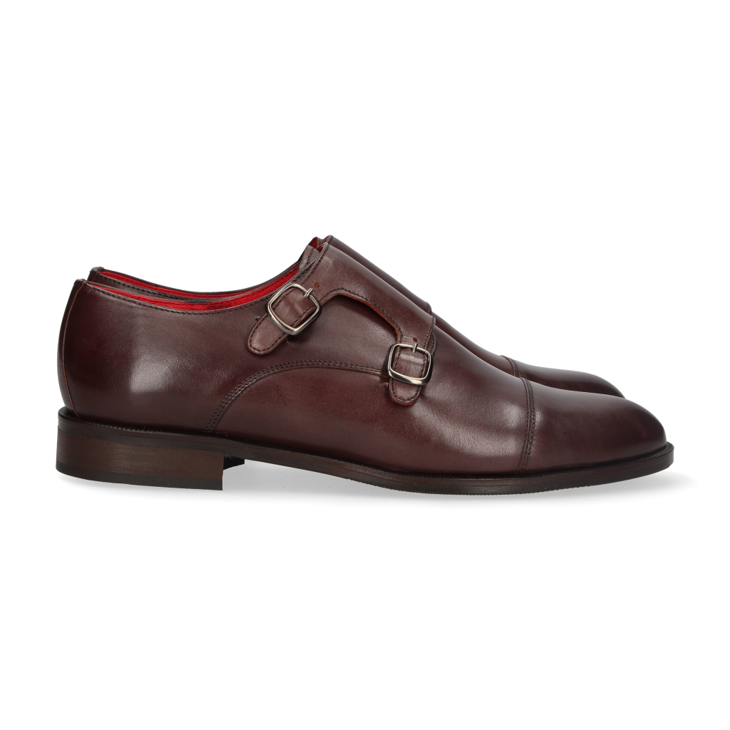 Brown Double Buckle Shoe