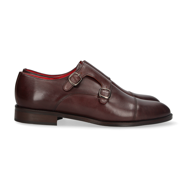 Brown Double Buckle Shoe