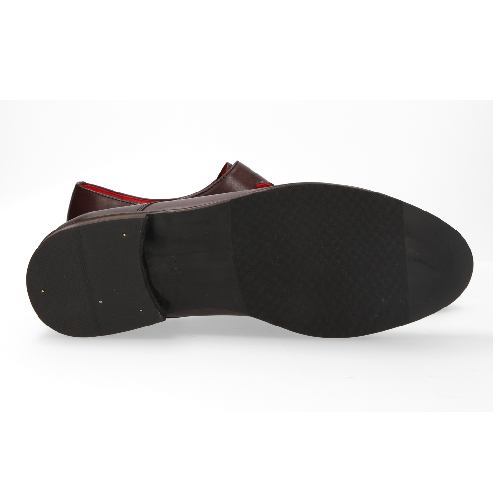 Brown Double Buckle Shoe