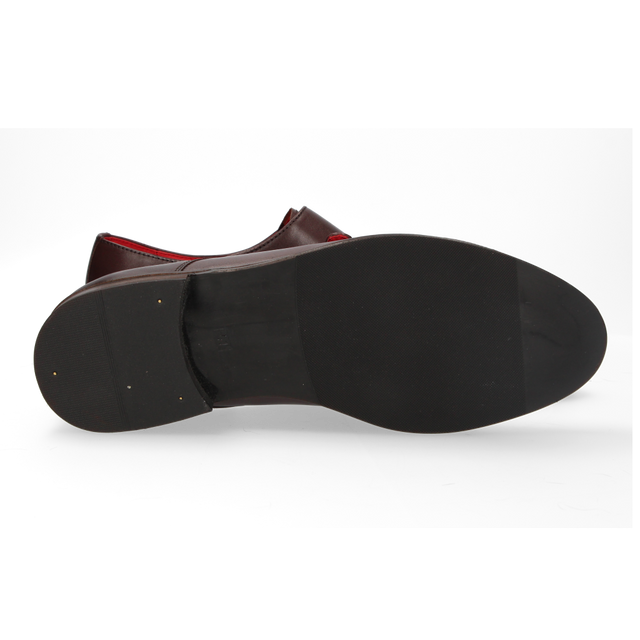 Brown Double Buckle Shoe