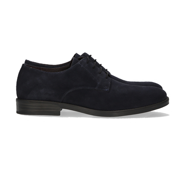 PLAIN BLUCHER IN MARINE SUEDE