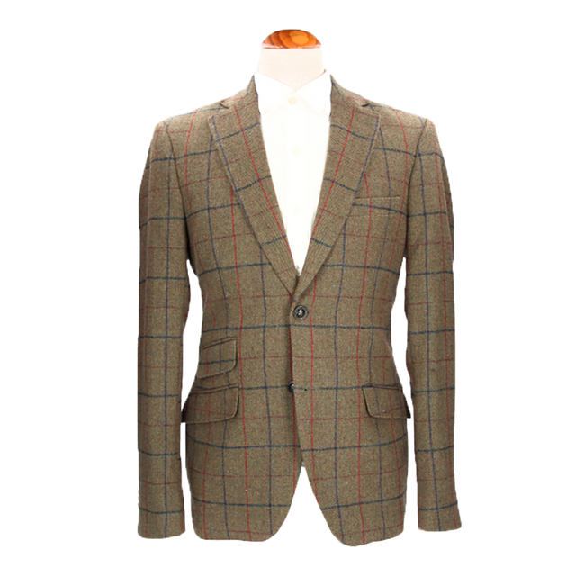 Tuscany Green Checkered Blazer