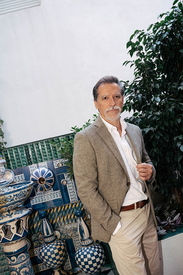 BLAZER BEIGE À CHEVRONS