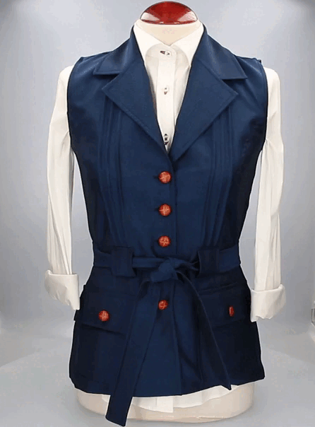 GILET BLEU CALIMA