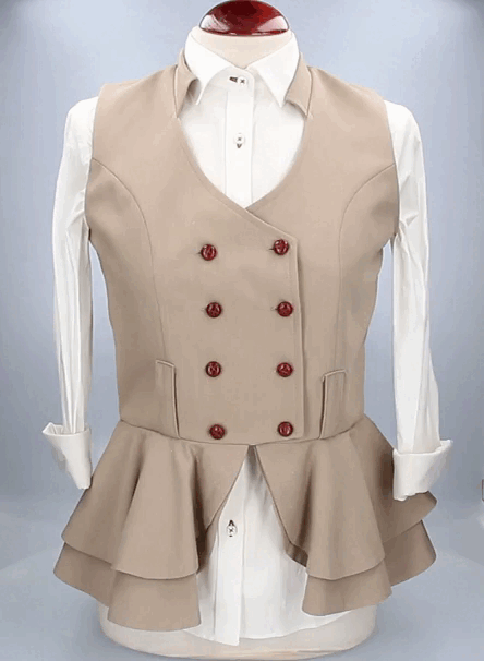 Gilet beige Galatea