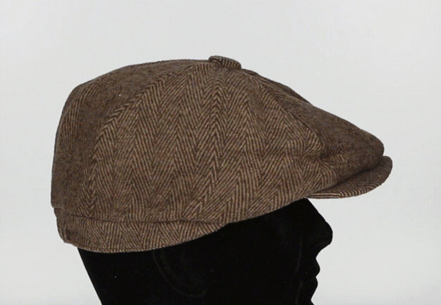 GORRA IRLANDESA ESPIGA MARRON