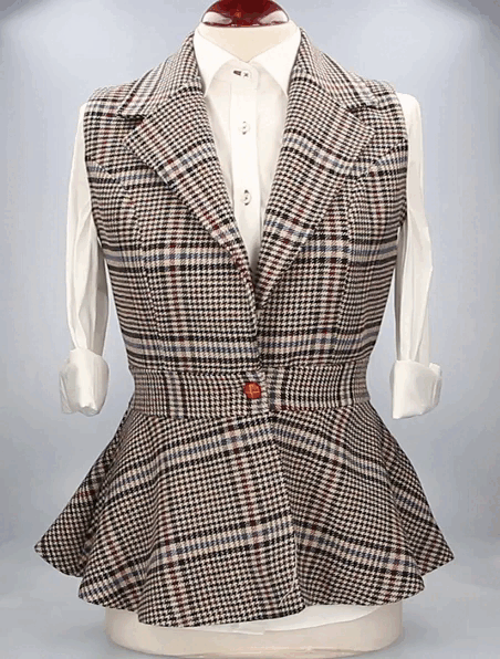 CHALECO OPORTO PATA DE GALLO