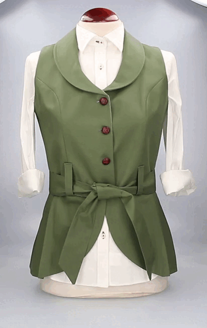 GILET PANDORA VERT