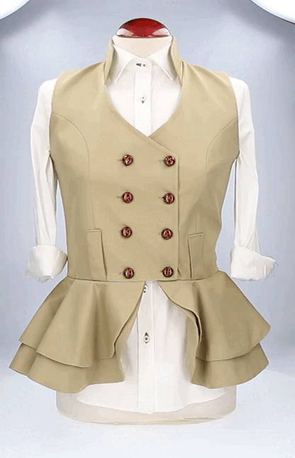 GILET OCRE GALATEA