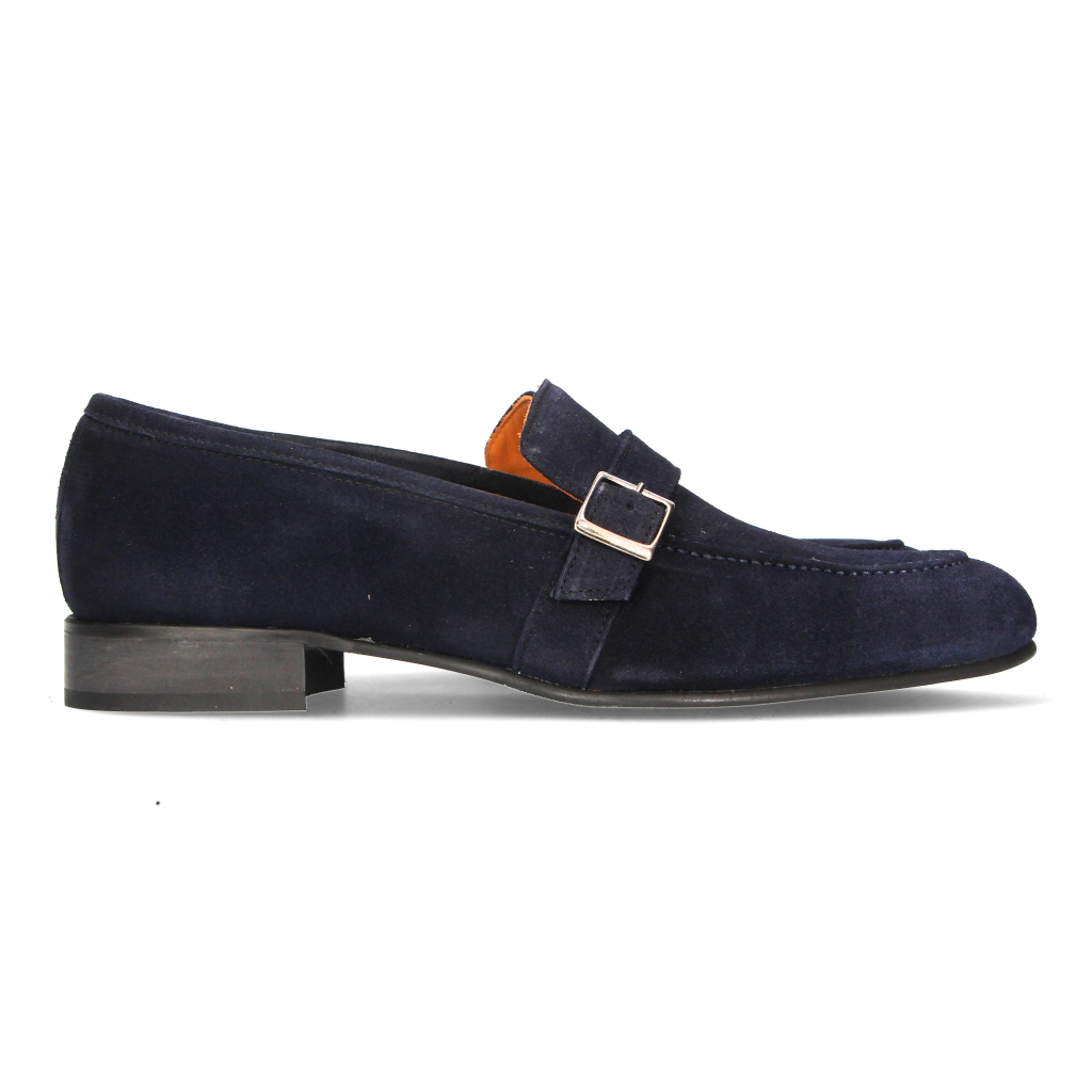 Copete con Hebilla Nobuck Marino