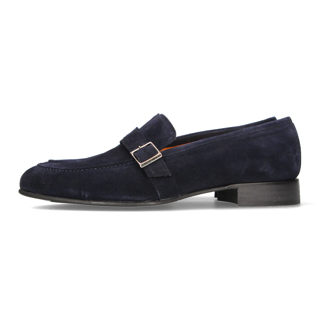 Copete con Hebilla Nobuck Marino