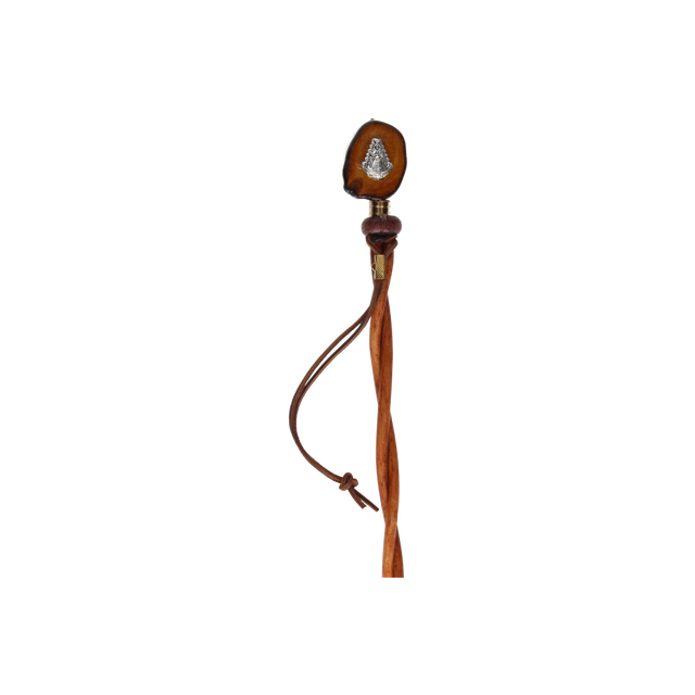 Virgin of Rocío Handle Braided Whip