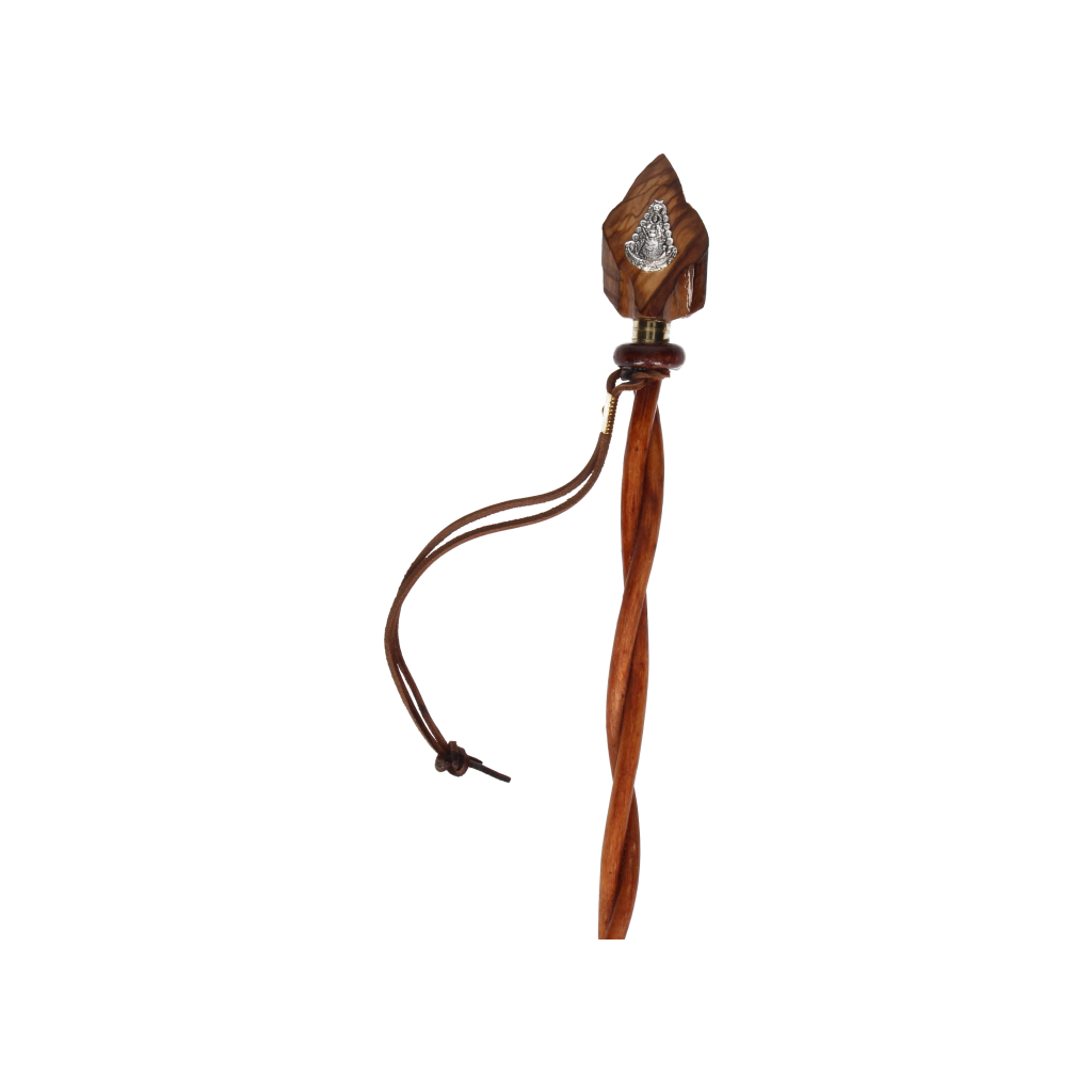 Virgin of Rocío Handle Braided Whip