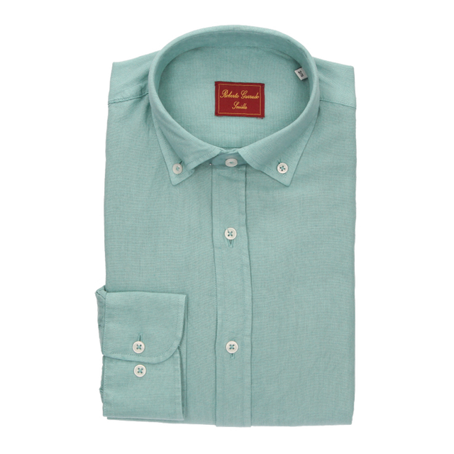 CAMISA PT M/L AGUAMARINA C/BOTON