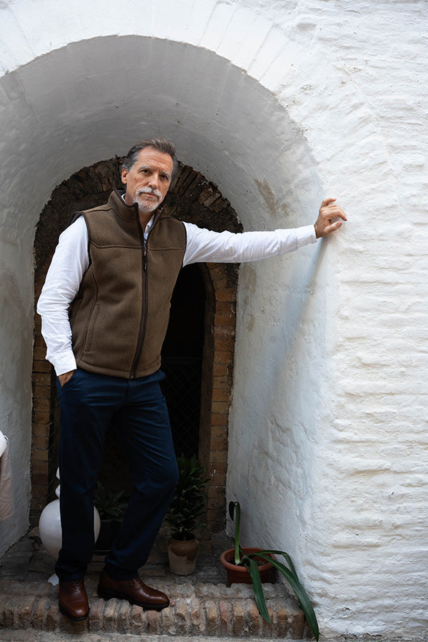 Gilet polaire Whisky