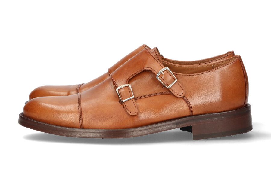 Double Buckle Leather Top