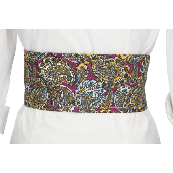 PURPLE CASHMERE SASH