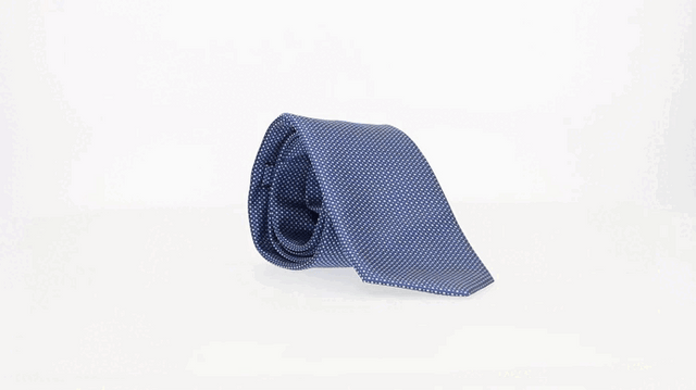 CORBATA AZUL PUNTOS CELESTE