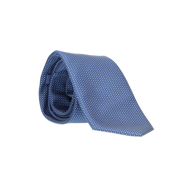 CORBATA AZUL PUNTOS CELESTE