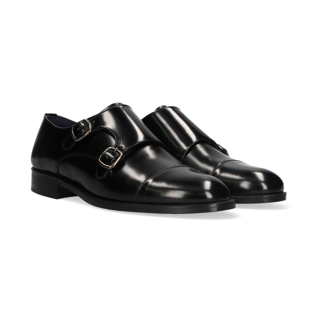 Double Buckle Antik Black Top