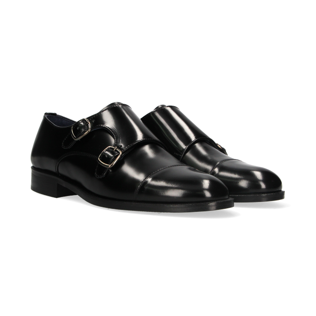 Double Buckle Antik Black Top