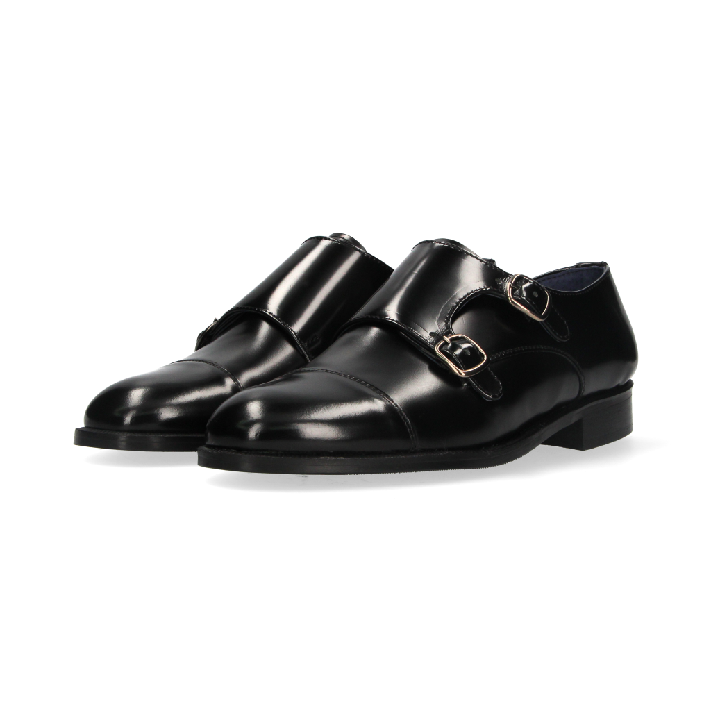 Double Buckle Antik Black Top