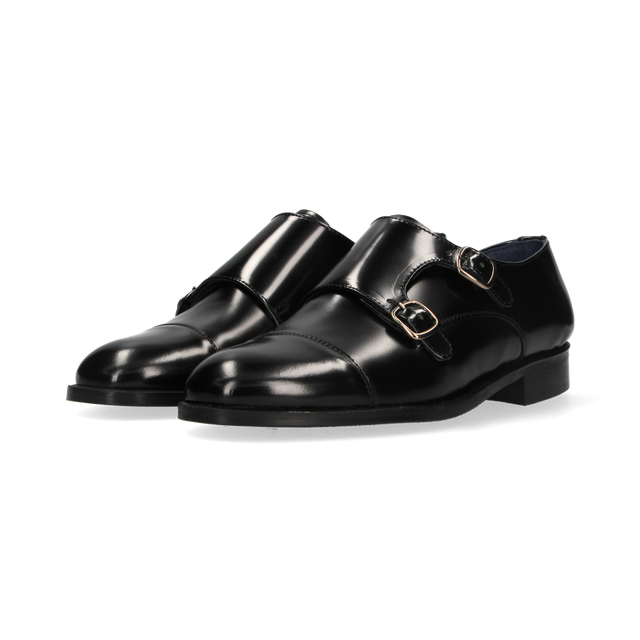 Double Buckle Antik Black Top