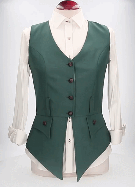 GILET VERT DIANA