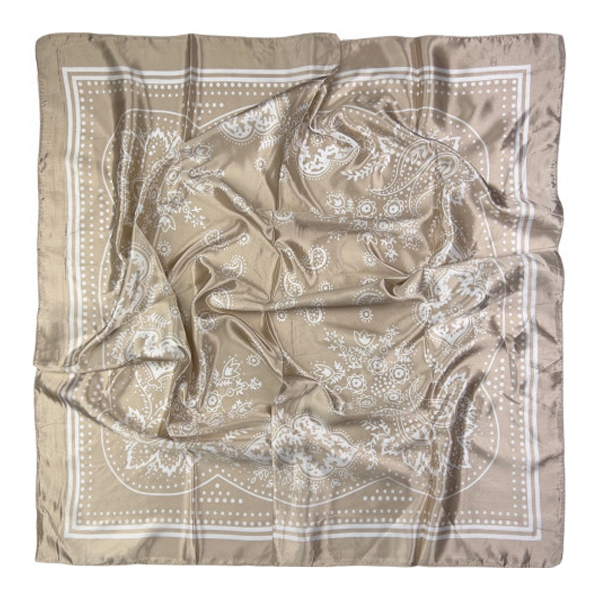 BEIGE CASHMERE SCARF