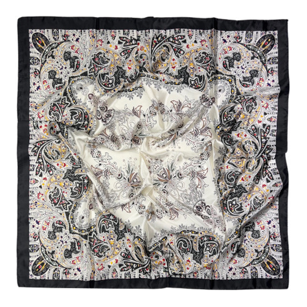 PAÑUELO CACHEMIR NEGRO