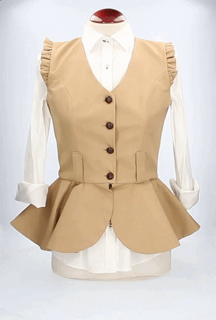 Gilet en chameau de Crète