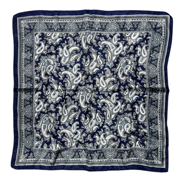PAÑUELO AZUL CACHEMIRE
