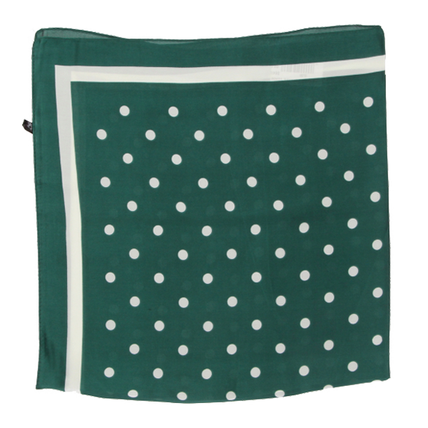 PAÑUELO LUNARES VERDE