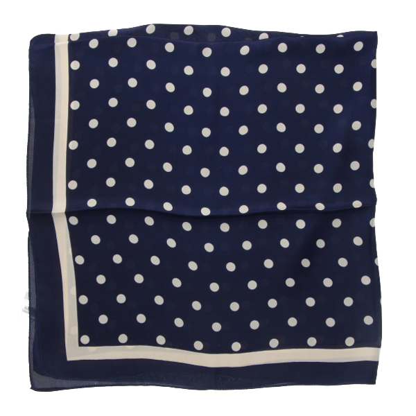 PAÑUELO LUNARES AZUL