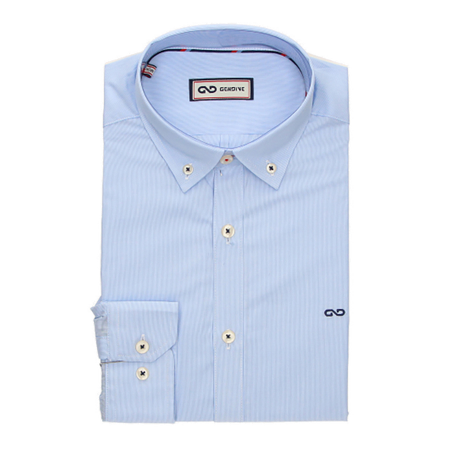 LIGHT BLUE STRIPED SHIRT