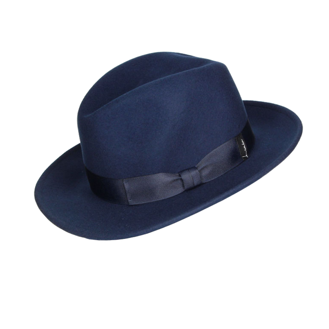 BLUE BOW HAT