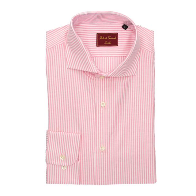 CAMISA RAYAS ROSA