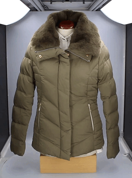 CHAQUETA ACOLCHADA VERDE