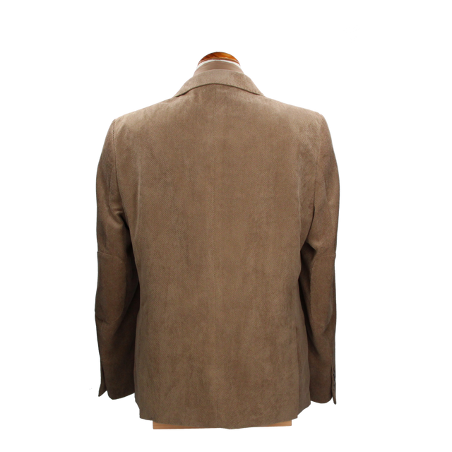 Americana con chaleco camel