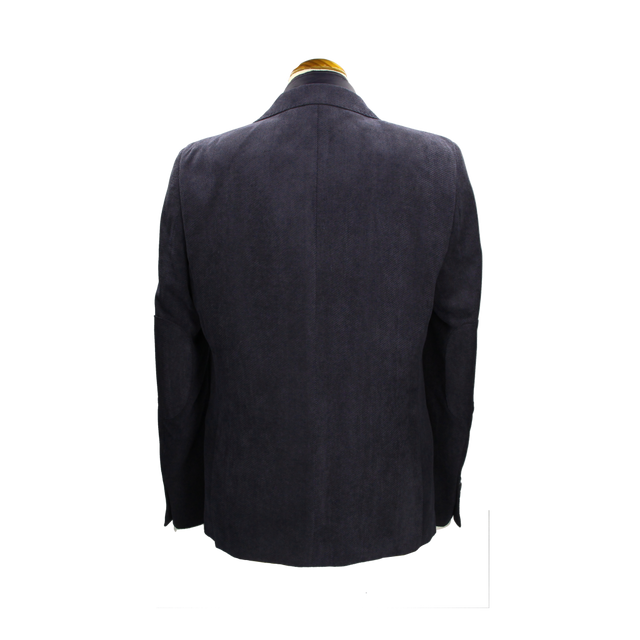 Americana con chaleco azul