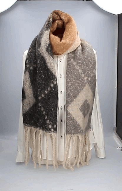 Bufanda Rombos Combinada