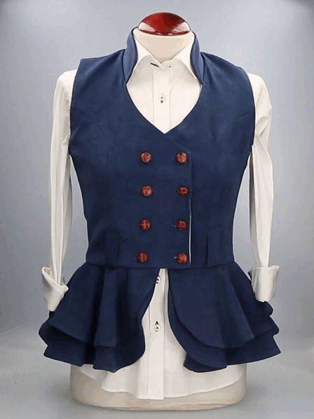 Chaleco Galatea Antelina Azul