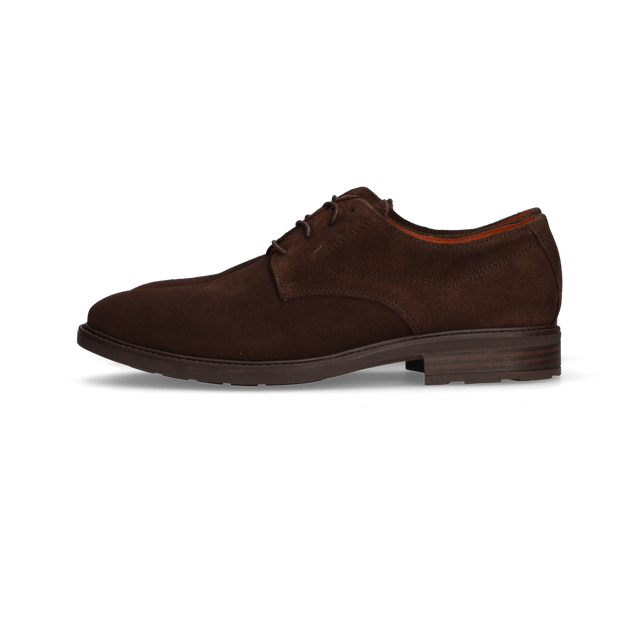 Zapatos con cordones trufa