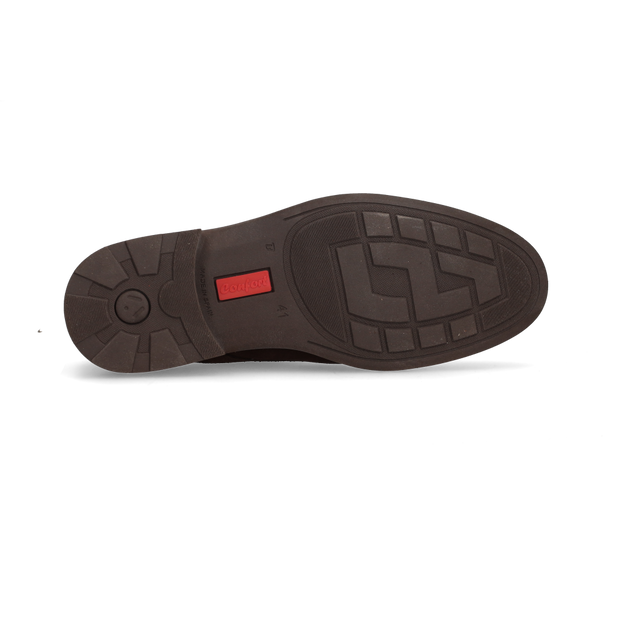 Zapatos con cordones trufa