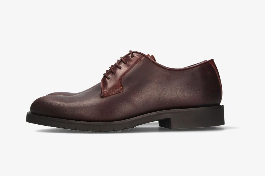 Plain brown calfskin Blucher Valverde del Camino