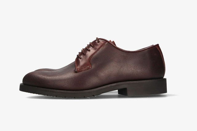 Plain brown calfskin Blucher Valverde del Camino
