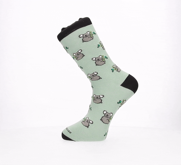 GREEN KOALA SOCK