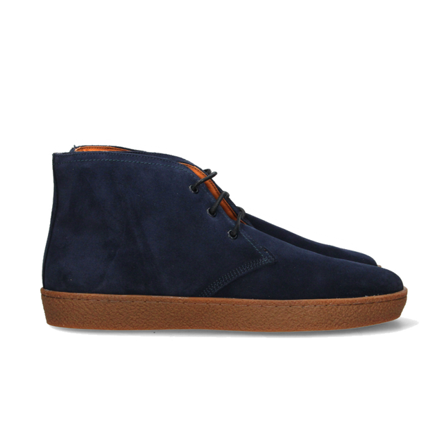 BOTTES DÉCONTRACTÉES EN DAIM BLEU MARINE